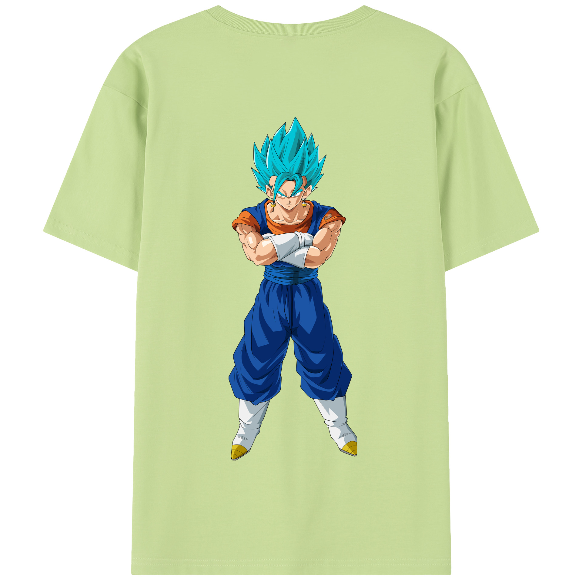 （画像用） ドラゴンボール ベジット DRAGON BALL Vegetto 綿100％半袖Tシャツ（背面プリント）
